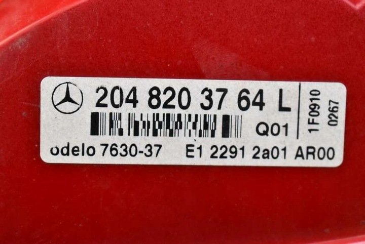 фото №9, Лампа левая зад задняя 2048203764 mercedes c-klasa w204 универсал 07-14