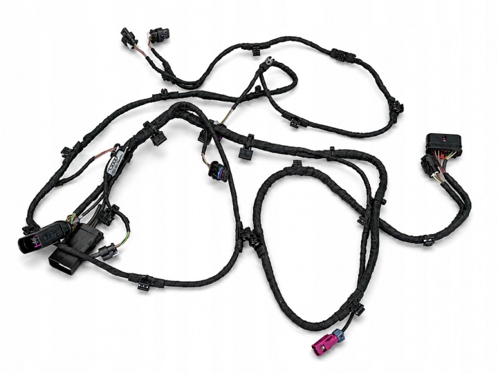 фото №7, Комплект жгут проводки бампера перед audi q3 f3 83h971085cs oem + датчики pdc oem