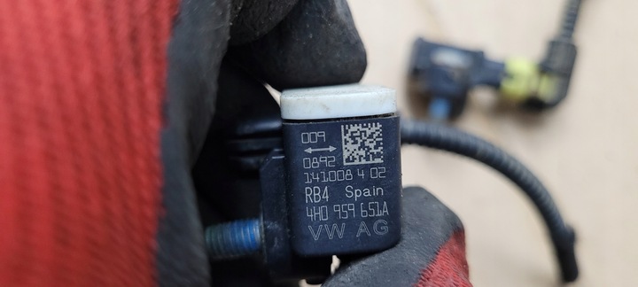 фото №8, A6 c7 4g s6 датчик ударный разъём 4h0959651a a7 4g s7