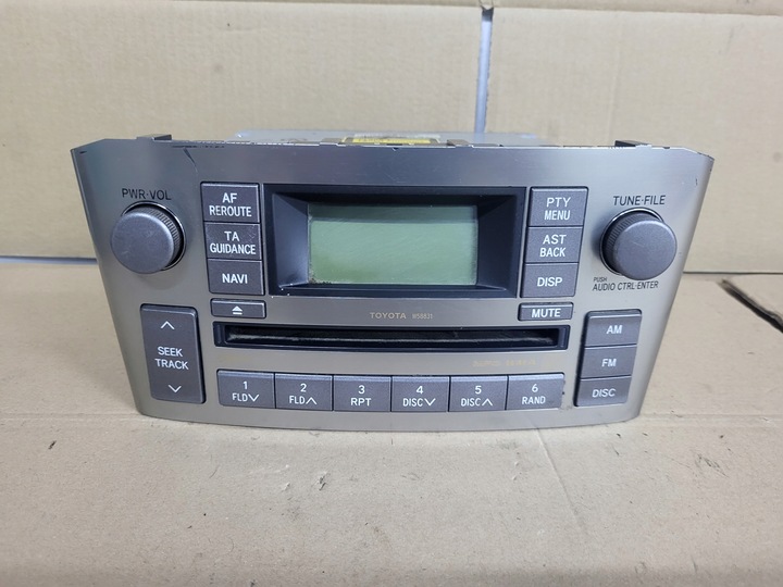 фото №1, Toyota avensis t25 рестайлінг 06-08r 86120 05120 радіо cd