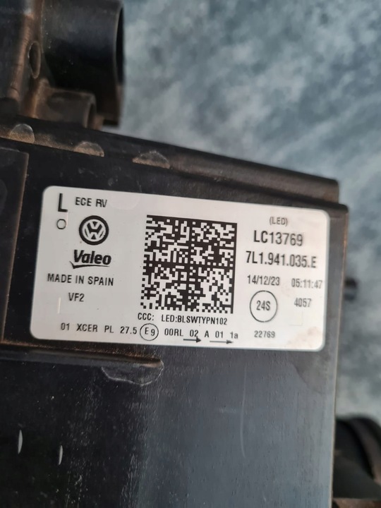 фото №14, Vw t6.1 t6 рестайлинг 7l1 лампы перед полный led matrix iq 7l1941035e 7l1941036e