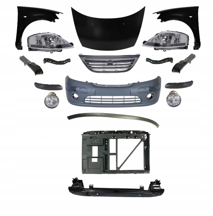 фото №1, Citroen c3 fc i 2002-2005 комплектный перед капот