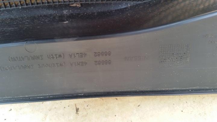 фото №4, Панель під лобовим склом nissan qashqai 66862-4eh1a