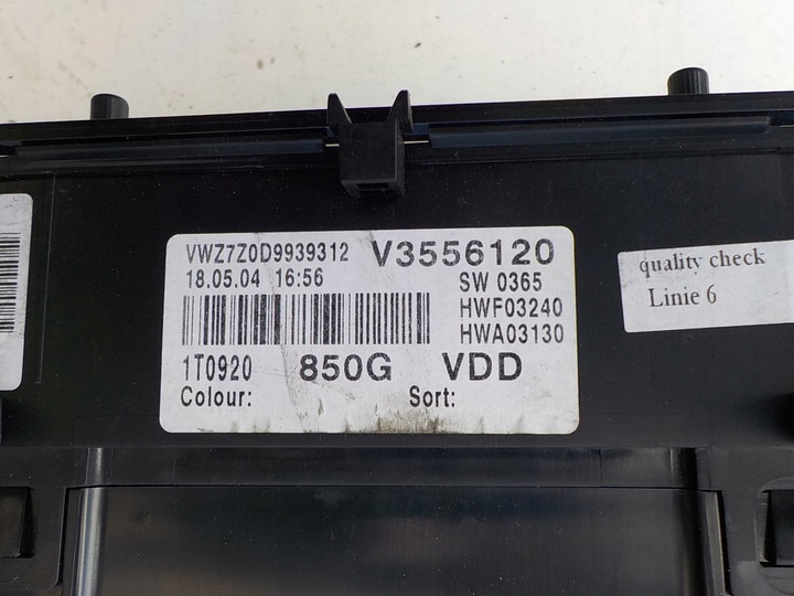 фото №6, Vw touran caddy 1.9 tdi спідометр  прилади 1t0920850g європа