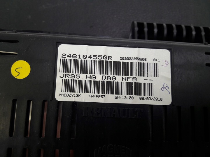 фото №4, Спідометр  прилади 248104550r renault scenic iii