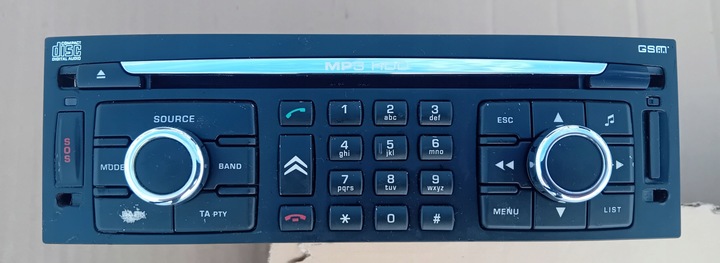 фото №1, Радио навигация gps rt3 citroen c5 iii x7 96647951zd