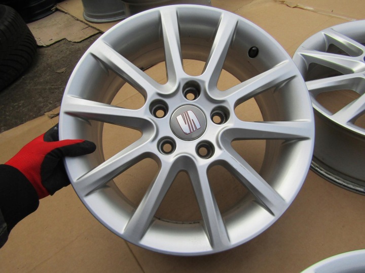 фото №14, 4x диски 16 seat leon ateca altea vw caddy golf v vi skoda octavia ii et50