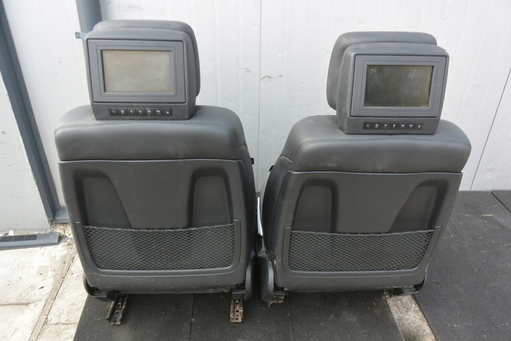 фото №15, Комплект сидінь обшивки mercedes r-klasa w251 довгий 6 місць eu чорна шкіра