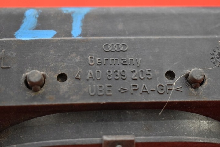 фото №7, Ручка левая зад задняя зелёная 4a0839205 audi a4 b5 sedan 94-99