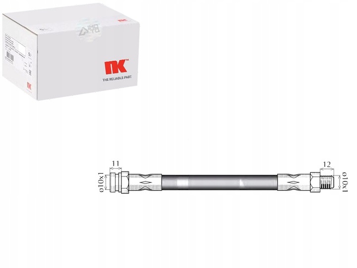 фото №1, Nk шланг ham. elast. mitsubishi зад galant 2,0 9