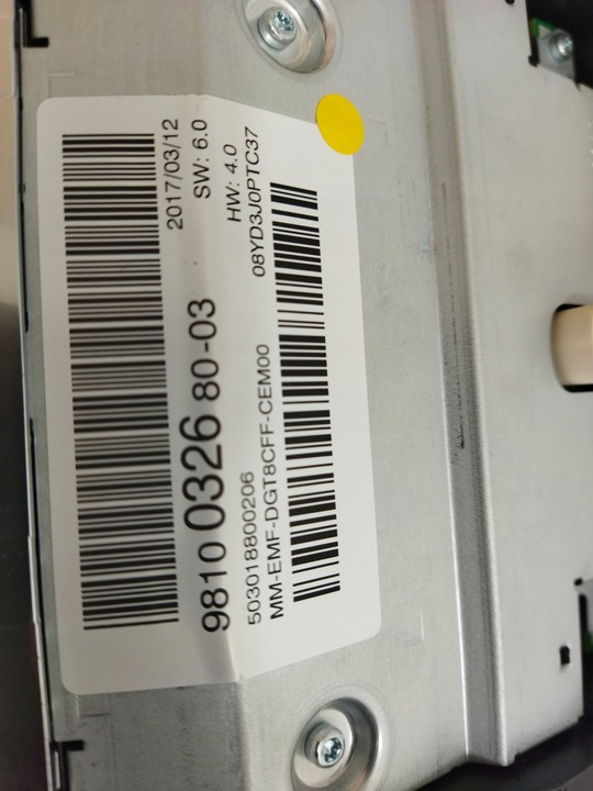 фото №9, Peugeot 3008 ii 5008 дисплей экран 9810032680