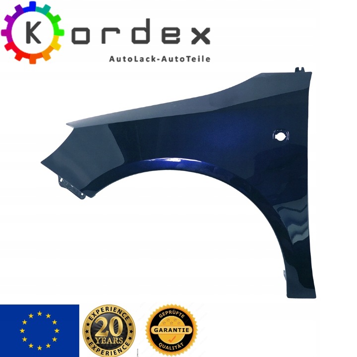 фото №1, Крило skoda fabia ii 5j roomster колір 9462 07-15 лівий перед