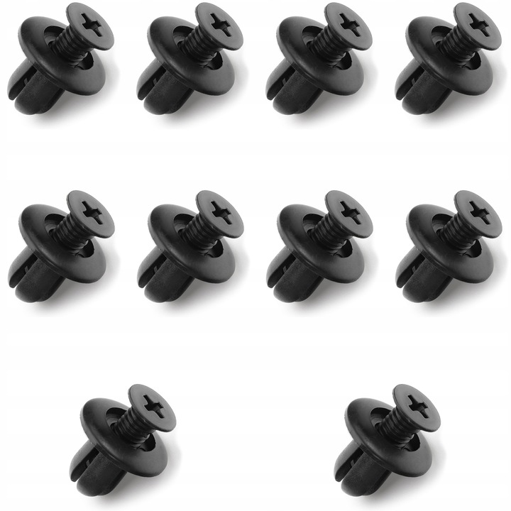 фото №1, 10x клипса штифт крепёжный защитные накладки подкрылки do hyundai kia 8 mm