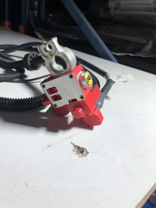 фото №5, Клема плюсова акумулятора mercedes w207, w204