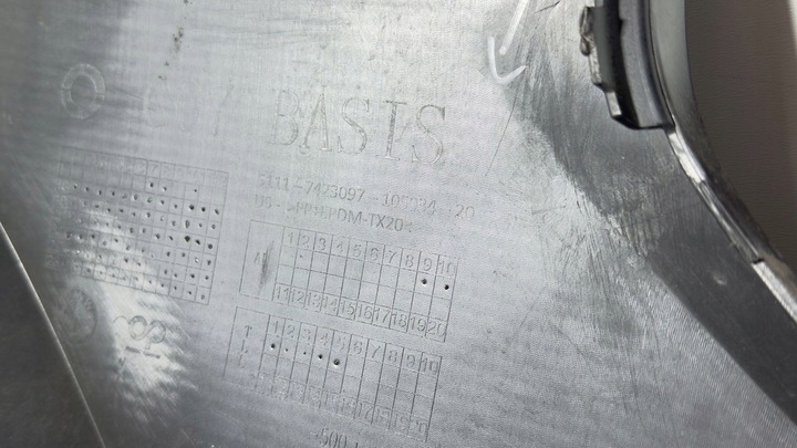 фото №13, Bmw x7 базовый обычный g07 2019- бампер перед переднее 7423097 полный хороший