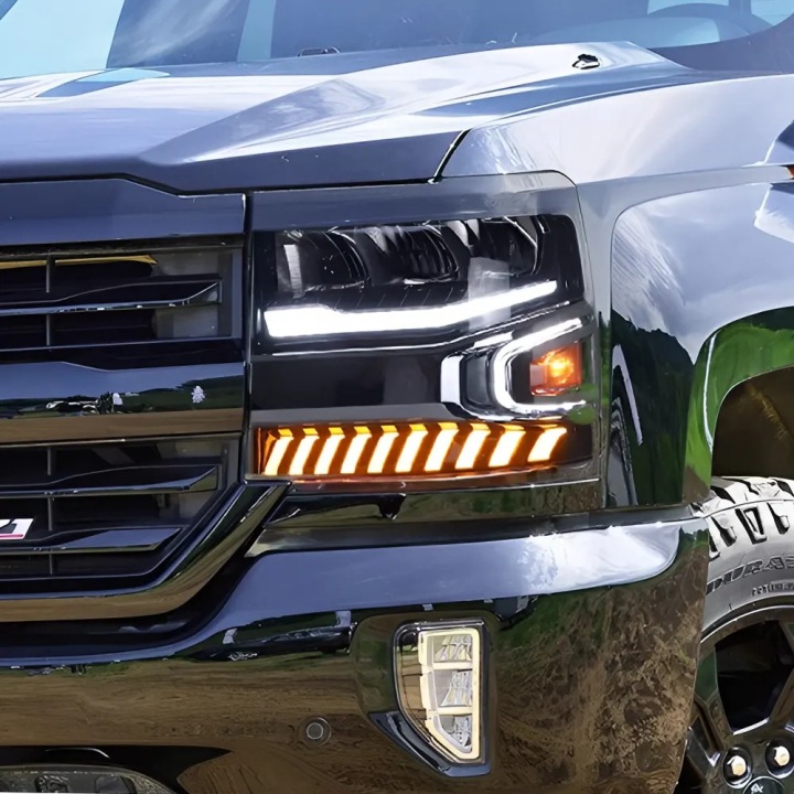 фото №10, Модуль фара автомобільного повний led do лампи лобовий chevrolet silverado 2016-2018