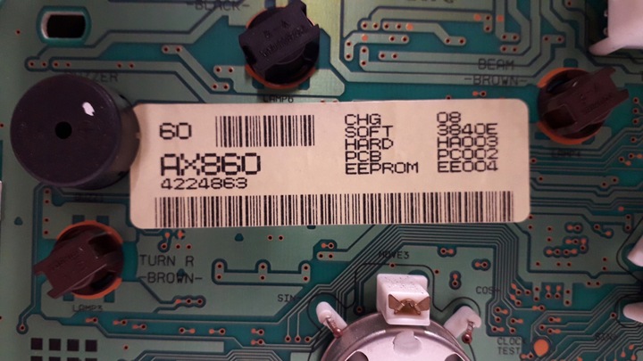 фото №6, Nissan micra k12 03- 1.2 beznyna спидометр ax860