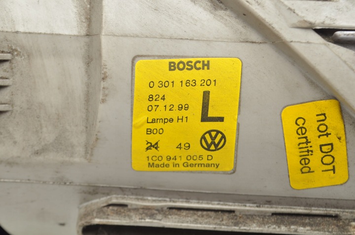 фото №8, Volkswagen new beetle лампа левая передняя левый перед европа 1c0941005d