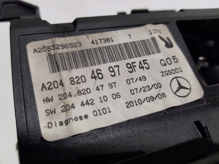 фото №8, Экран дисплей навигации mercedes w204 a2c53282736 a2048204697