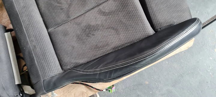 фото №8, Q5 80a обшивка сидіння правий перед підігрів килимок sport sline шкіра матеріал