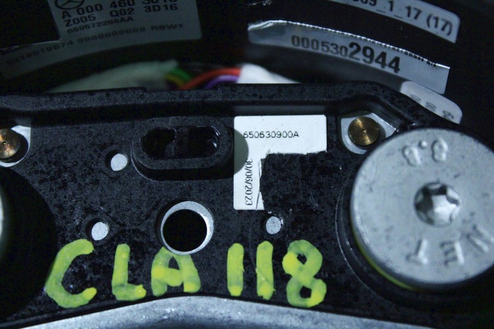 фото №11, Mercedes cla 118 w118 кермо багатофункціональна червона nić a0004603016