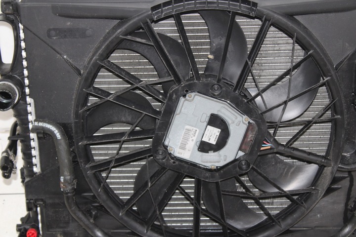 фото №7, Mercedes e клас w211 2.6 b автомат радіатор вентилятор комплект