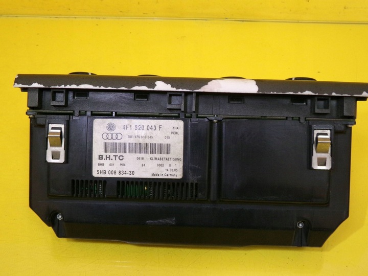 фото №7, Панель керування повітропровід кондиціонера audi a6 c6 2005 4f1820043f nr231