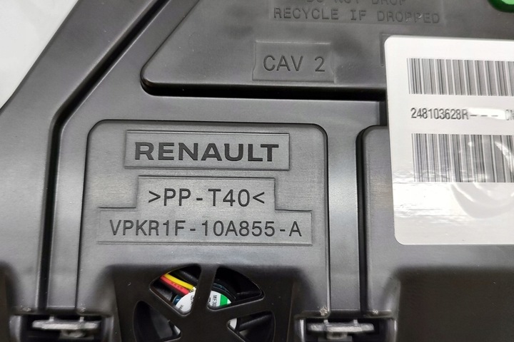 фото №9, Renault zoe набор индикаторов спидометр 248103628r электрика 2020