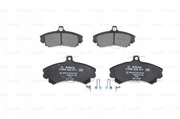 фото №12, Тормозные колодки ham. volvo s40 bosch 986 424 371 комплект тормозные колодки тормозных,