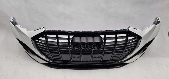 фото №9, Бампер переднє перед 4xpdc решітка радіатора чорний audi q3 83a s-line білий ls9r 18-