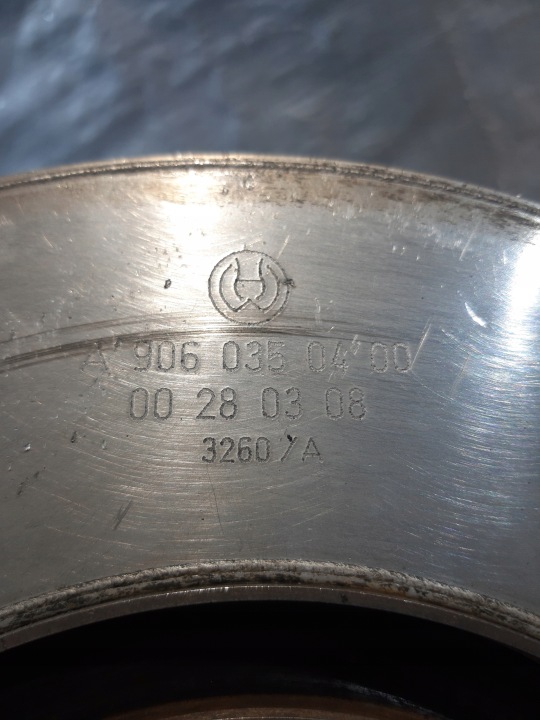 фото №10, Mercedes-benz atego oem номер a9060350400 шкив насоса гидроусилителя руля