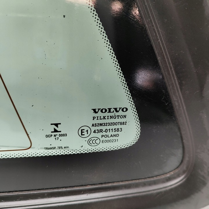 фото №7, Volvo xc60 2018 левая сторона стекло кузовная задняя