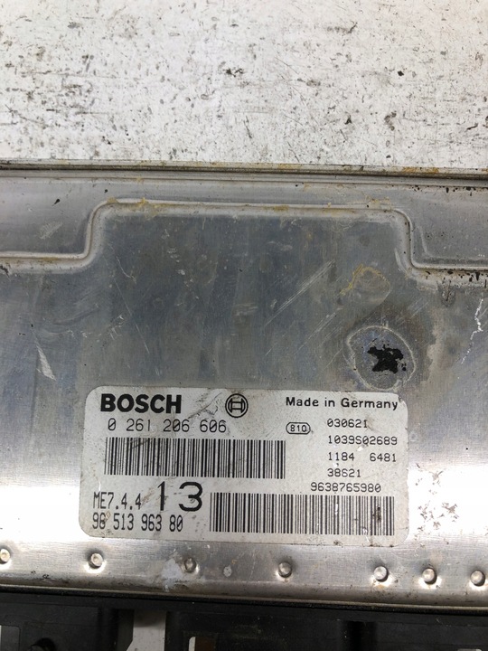 фото №2, Комп'ютер двигуна psa 9651396380 0261206606