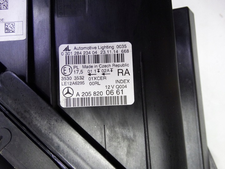 фото №16, Mercedes c-klasa w205 14-18 лампа права high performance led a2058200661