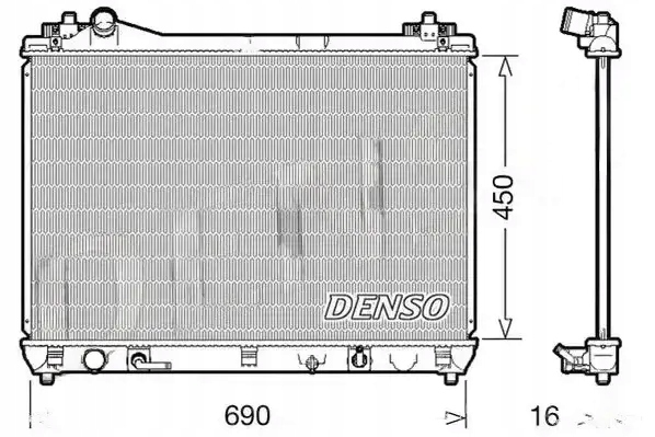 фото №1, Радиаторов воды drm47017 denso