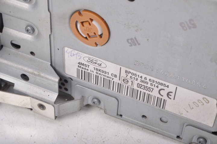 фото №7, Ford mondeo mk3 радио навигация код 4m5t-18k931-cb