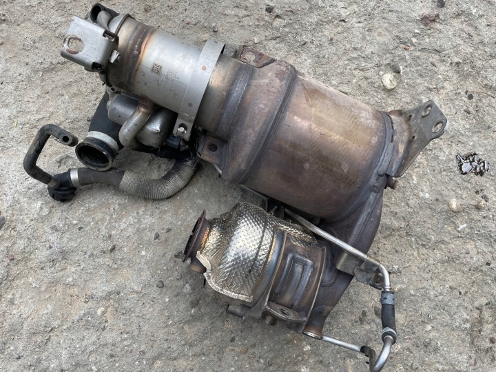 фото №9, Катализатор фильтр dpf vw tiguan 5n audi q3 caddy iii 2.o tdi 04l131723dg