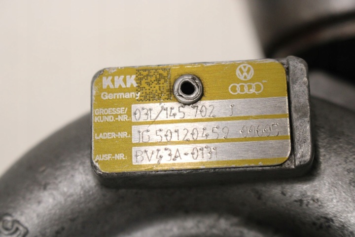 фото №7, Audi a4 a5 a6 q5 турбина турбонагнетатель 03l145702j 03l 145 702 j 2.0 tdi di
