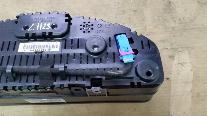 фото №11, Прилади спідометр  vw transporter t5 2.5tdi 7h0920850m