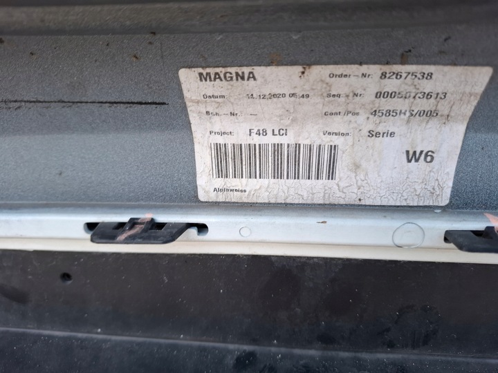 фото №16, Бампер перед bmw x1 f48 рестайлинг lci омыватель pdc оригинал нет клееный