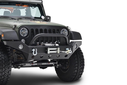фото №10, Бампер передний стальной jeep wrangler jk 07-18 r8 alaska 510360