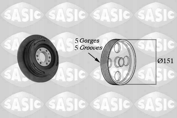 фото №2, Sasic колесо пасове вала bmw 2.5tds