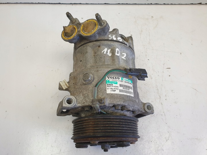 фото №7, Volvo s60 ii 1.6 d2 компрессор кондиционера