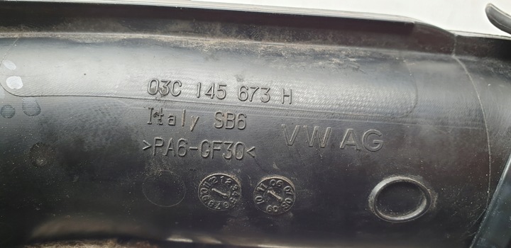 фото №5, Шланг труба впускна 1.4 tsi vw seat audi 03c145637h