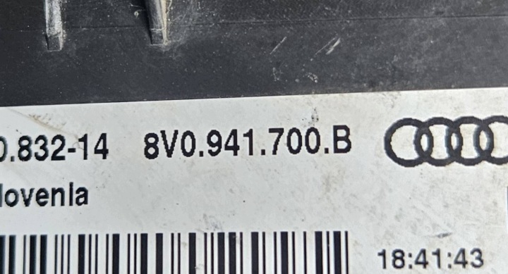 фото №7, Audi a3 8v 13- праве галоген світло протитуманне передні 8v0941700b