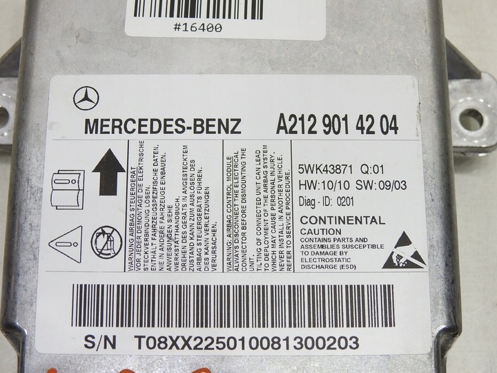 фото №9, Датчик air bag подушка безпеки mercedes w212 a2129014204