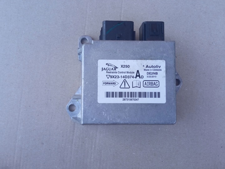 фото №1, Модуль датчик подушка безопасности 9x23-14d374-ad jaguar xf x250