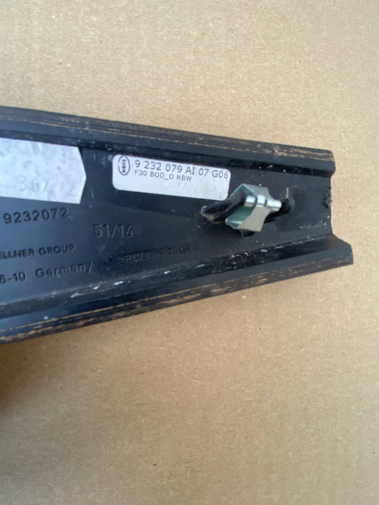 фото №9, Bmw 3 f30 f31 4 f32 f36 планка dekor консолі середньої тунелю 9232079