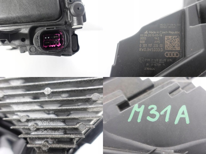 фото №12, Audi a4 s4 b9 8w0 рестайлінг 19- повний led matrix ліва eu