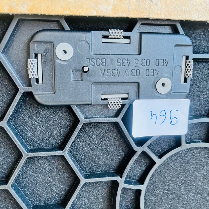 фото №8, Полиця ролета електричний сірий алькантара audi a8 d3